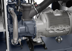 L'huile de Copco 90kw d'atlas a injecté la pression d'utilisation rotatoire du compresseur G90 7.5bar de vis 0