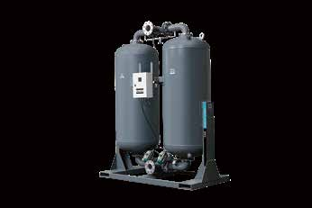 Dessiccateur régénérateur Heatless 18m3/Min~114m3/Min 2 d'air de Copco PSA d'atlas