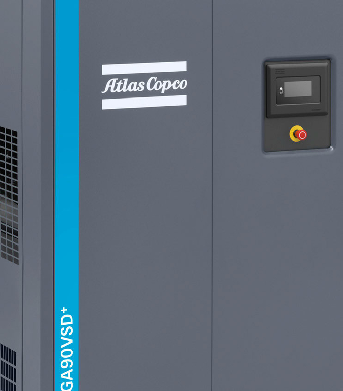 70kw atlas Copco GA 75+VSD, conversion de fréquence de compresseur de Copco VSD d'atlas 3