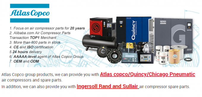Le filtre intégré de compresseur de Precision Air, atlas Copco filtrent 1624104106 16 la barre 0