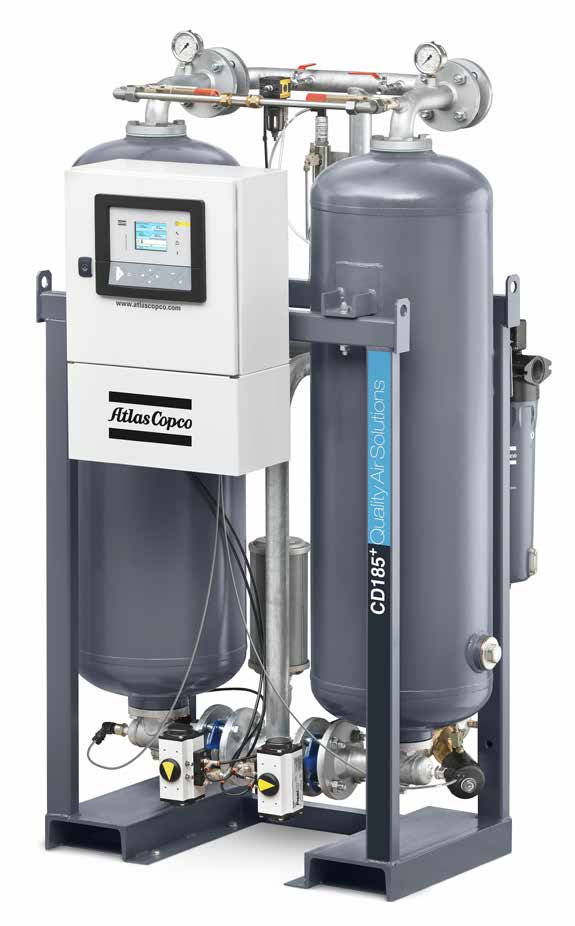 Séchoirs à air déshydratants Cd110+-300+ de Copco d'atlas pour le traitement 2 d'air