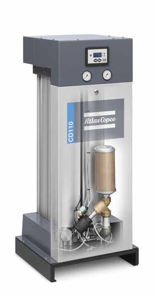 L'atlas Copco CD25, pression déshydratante d'alliage d'aluminium de dessiccateur de copco d'atlas le point de condensation -20°C 1