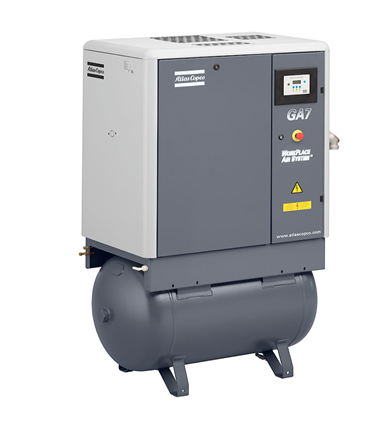 L'huile du compresseur d'air de vis de Copco d'atlas de GA7 VSD 75KW a injecté le type 0