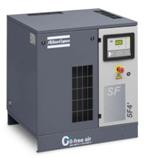 l'eau de Copco de l'atlas 22kw a injecté les compresseurs AQ 22 VSD 1 exempt d'huile de vis